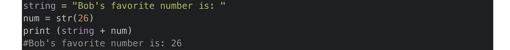 Python - Convert int to string