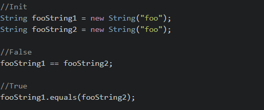 Comparing strings in Java