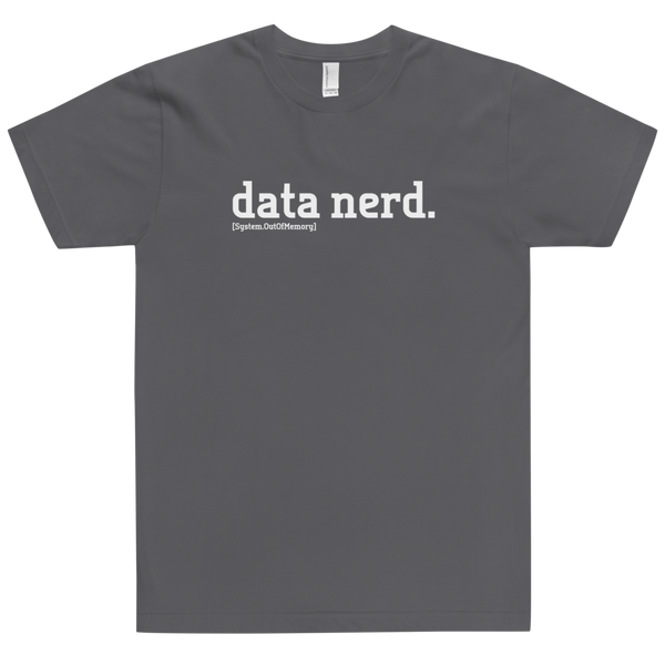 genetisk højt Permanent Data Nerd T-shirt | System Out Of Memory