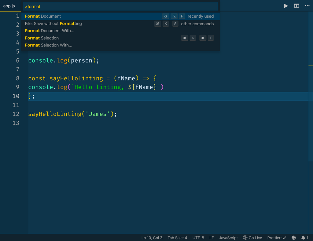 How do you format code in Visual Studio Code (VSCode)? | System Out Of ...