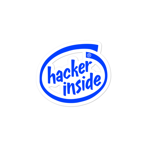 Hacker Inside Sticker
